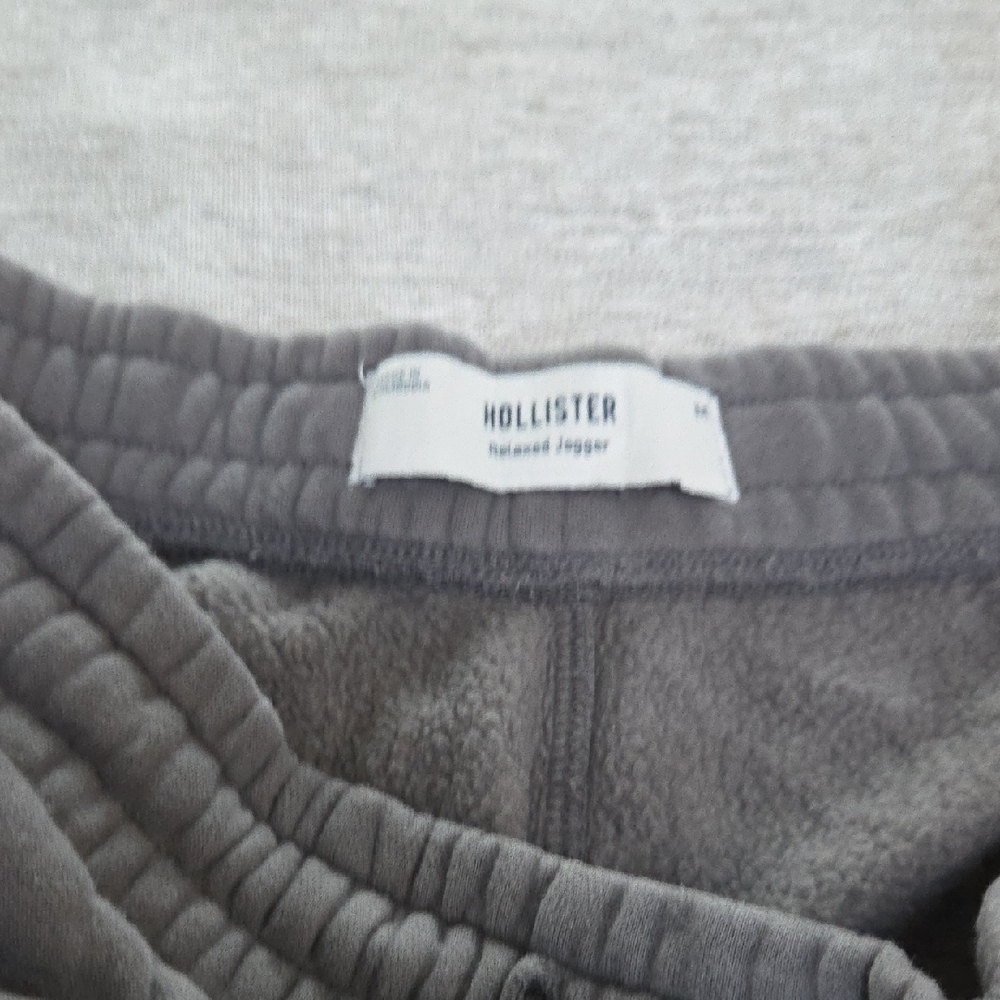 Hollister Gray Fleece Joggers